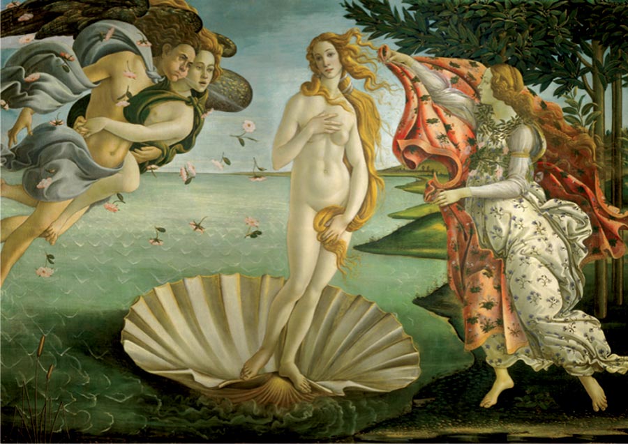 1000 - Birth of Venus (Botticelli)