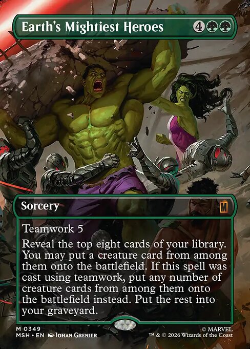 Earth's Mightiest Heroes - Foil