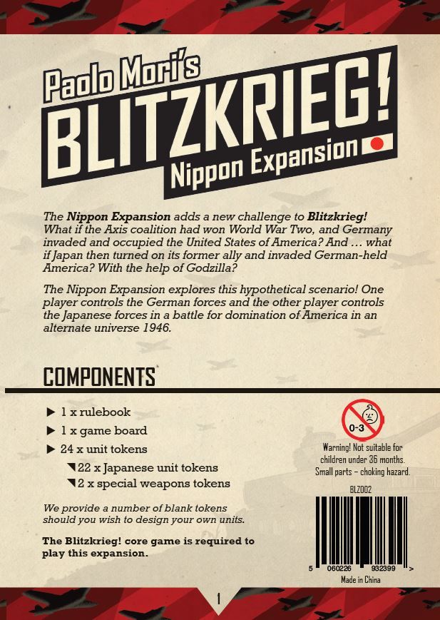 Blitzkrieg!: World War Two in 20 Minutes (includes Nippon expansion)