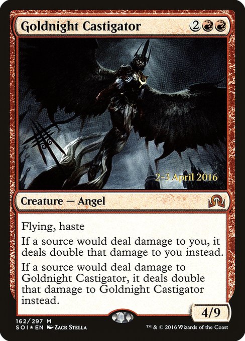 Goldnight Castigator - Foil - Prerelease Promo