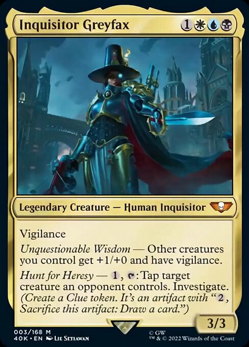 Inquisitor Greyfax (003) - Surge Foil