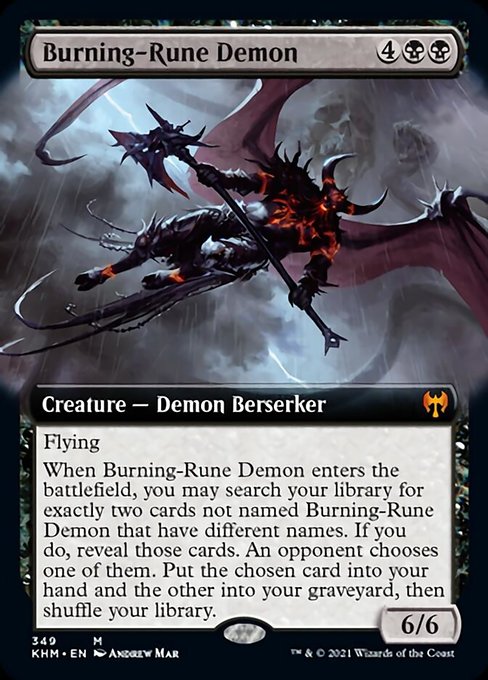 Burning-Rune Demon - Foil
