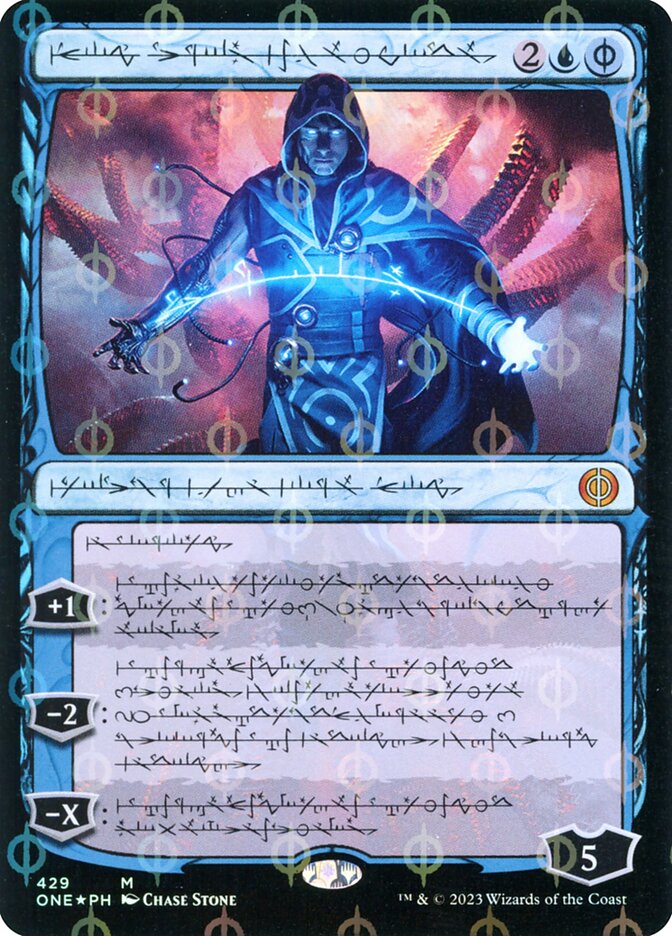 Jace, the Perfected Mind (Phyrexian) - Step-And-Compleat Foil