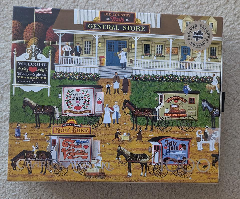 Charles Wysocki 1,000 piece puzzle General Store