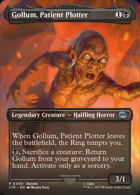 Gollum, Patient Plotter - Foil - Bundle Promo