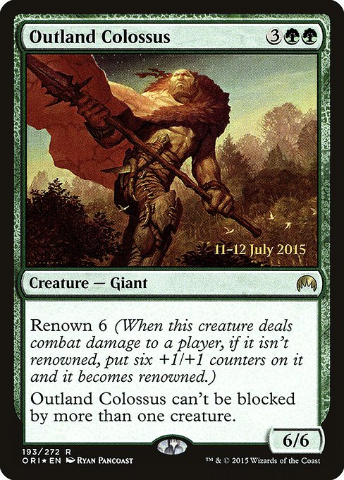 Outland Colossus - Foil - Prerelease Promo