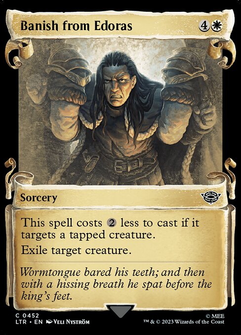 Banish from Edoras - Silver Foil