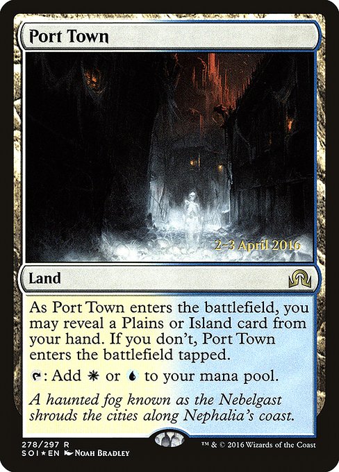 Port Town - Foil - Prerelease Promo