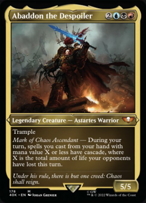 Abaddon the Despoiler (178) - Surge Foil Display Commander