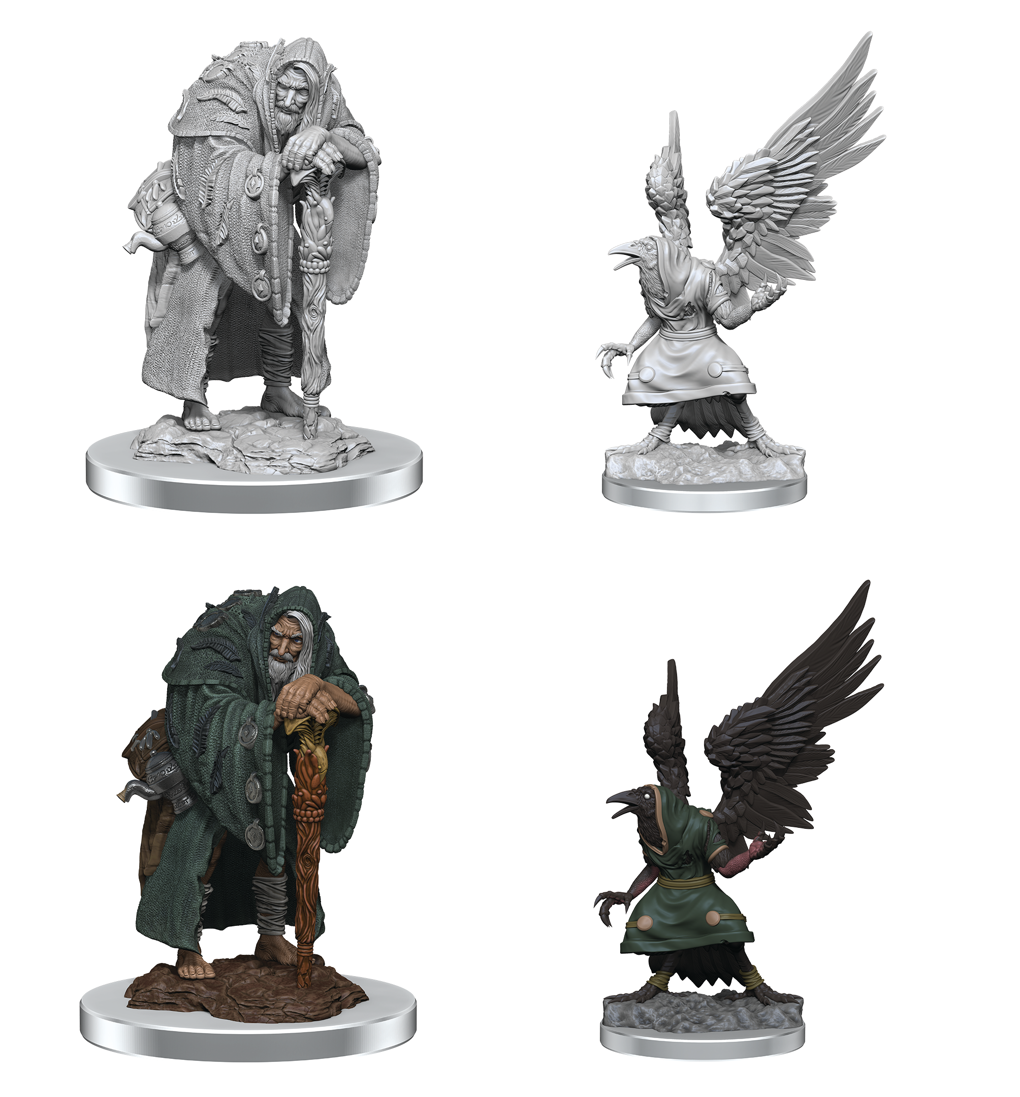 D&D Unpainted Minis - Wereravens