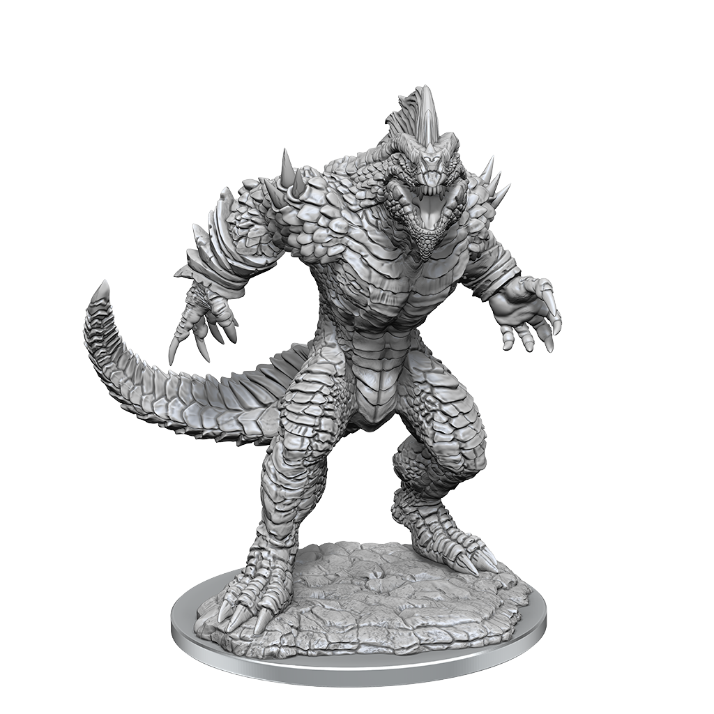 D&D Unpainted Minis - Lizardfolk Render