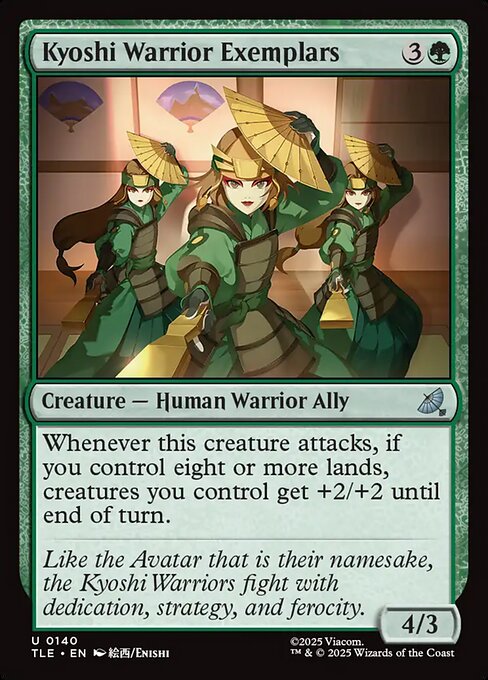 Kyoshi Warrior Exemplars - Foil