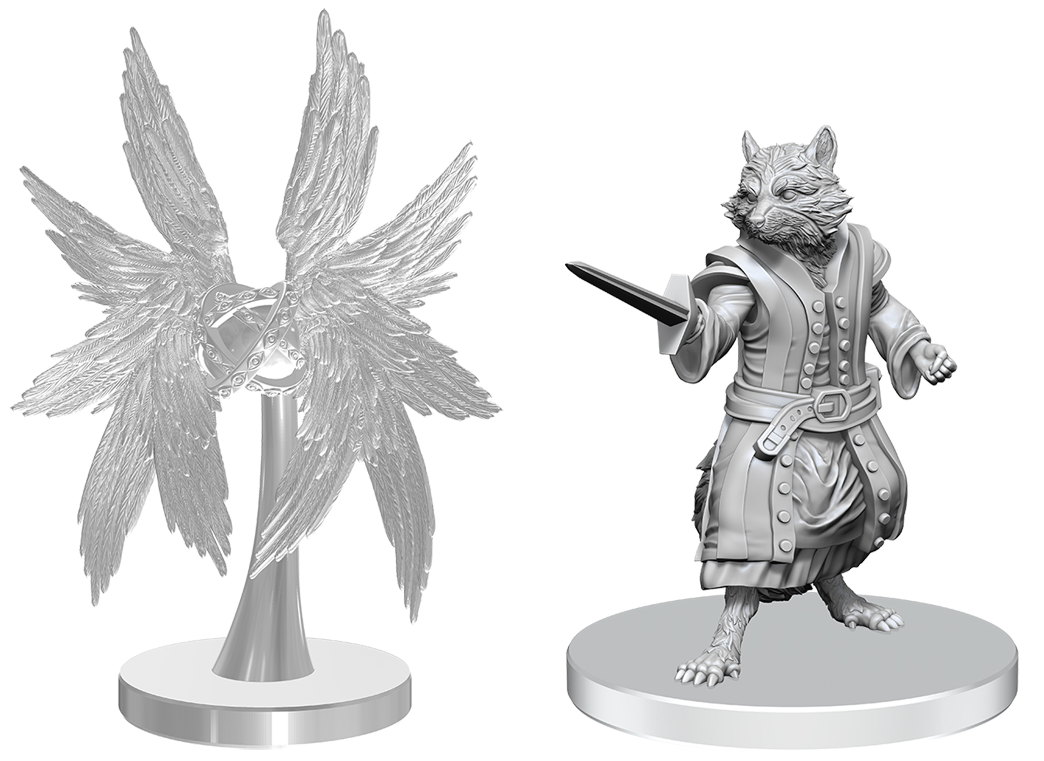 Pathfinder Battles Unpainted Minis - Procyal & Zoaem