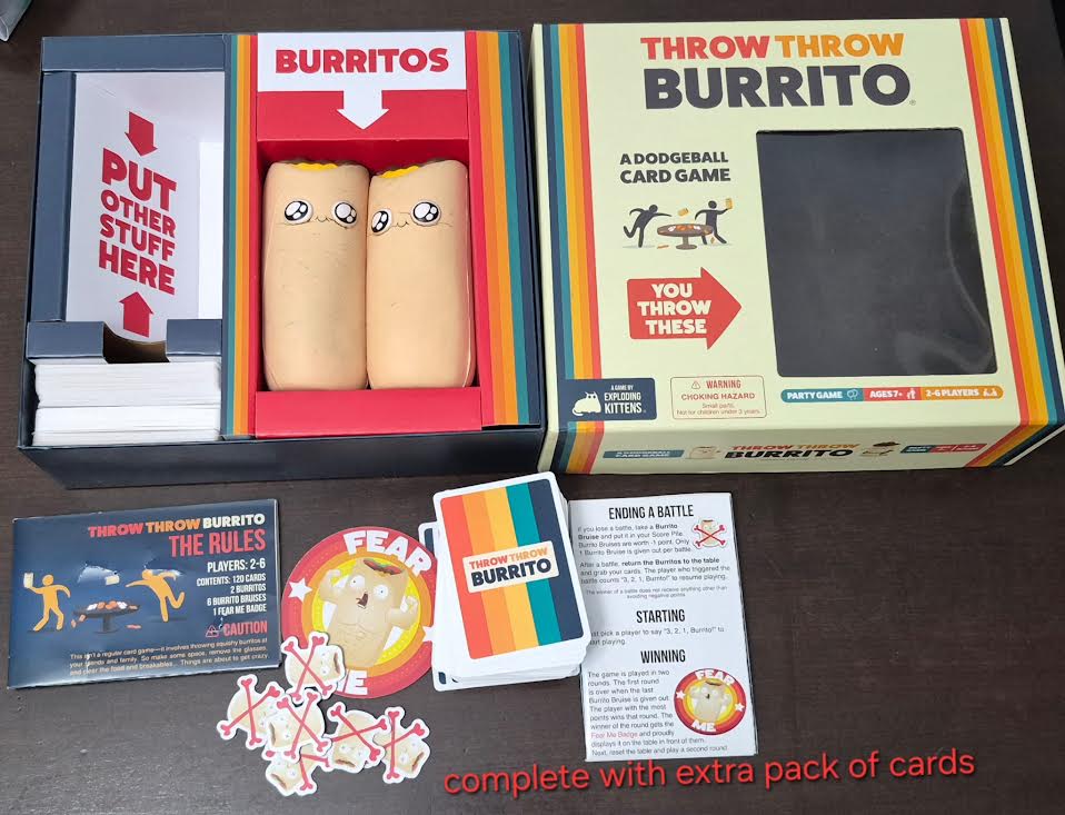 Throw Throw Burrito + extra pack of cards