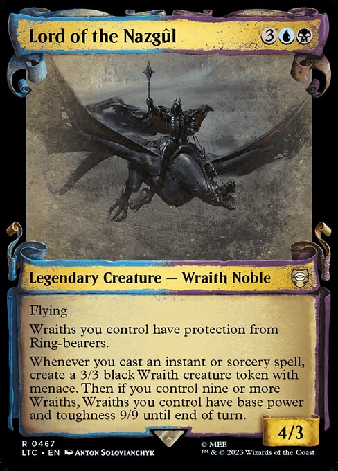 Lord of the Nazgul - Silver Foil