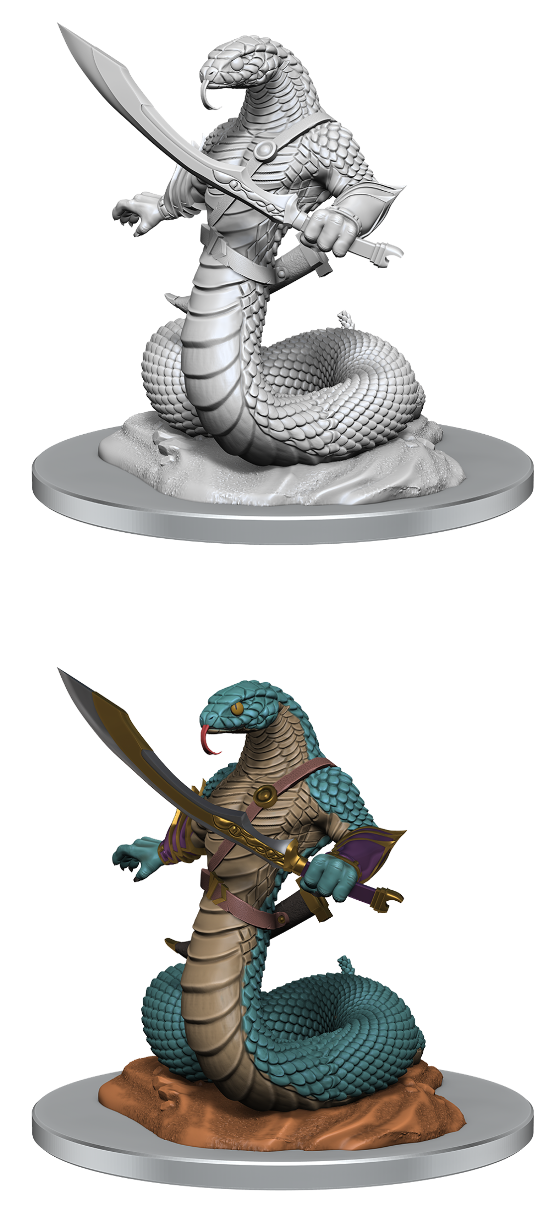 D&D Unpainted Minis - Yuan-Ti Abomination