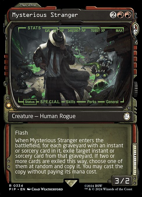Mysterious Stranger - Foil
