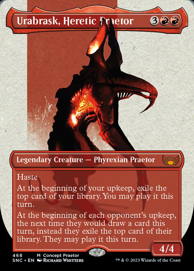 Urabrask, Heretic Praetor - Foil - Borderless Concept Praetor