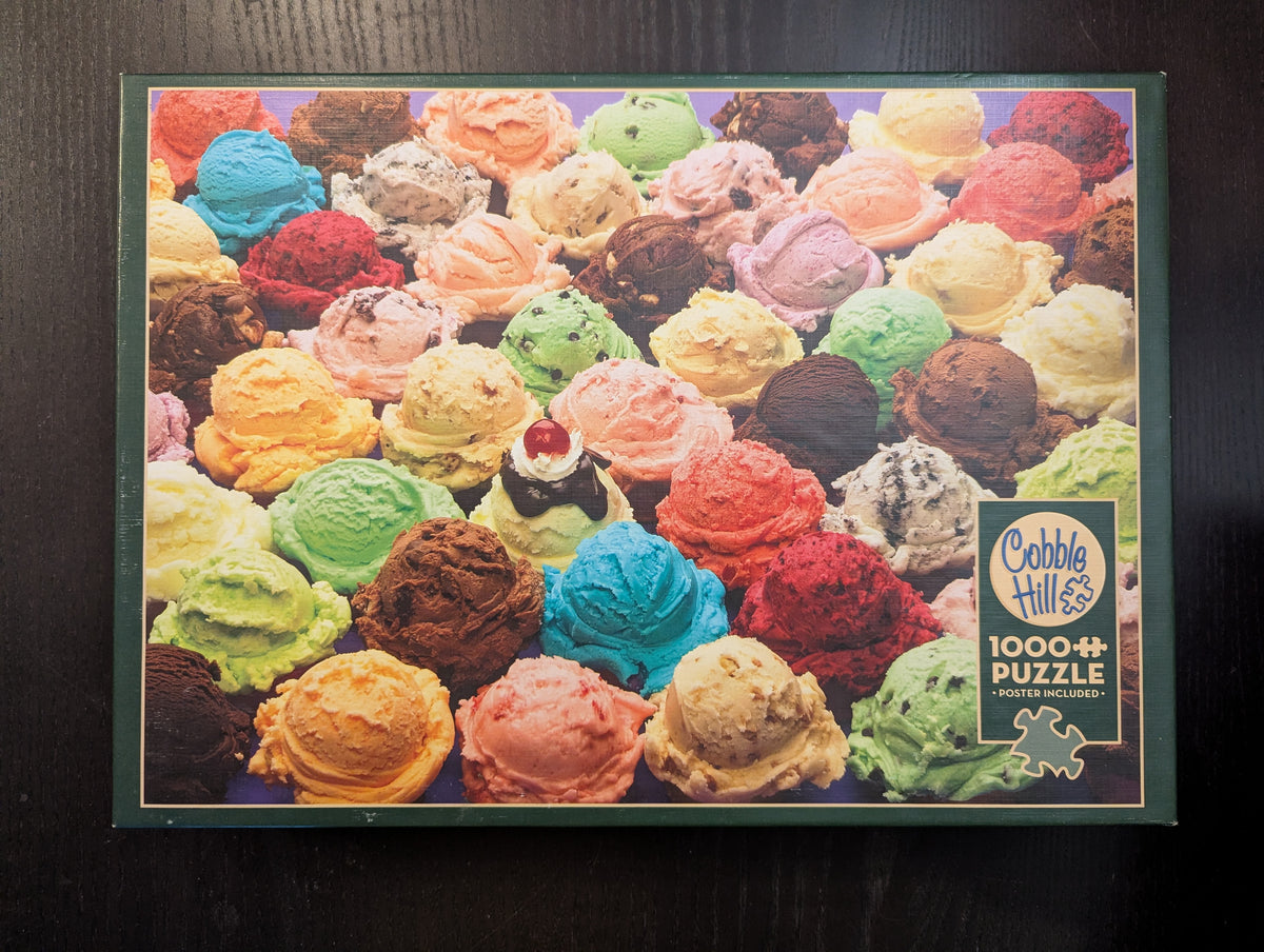 1000 Piece Jigsaw Puzzle - Ice Cream