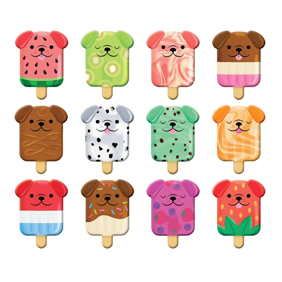 Shaped Memory Match - Pupsicles