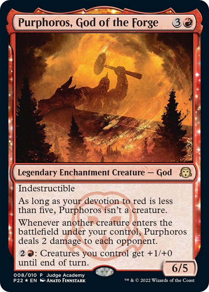 Purphoros, God of the Forge - Foil - Judge Promo