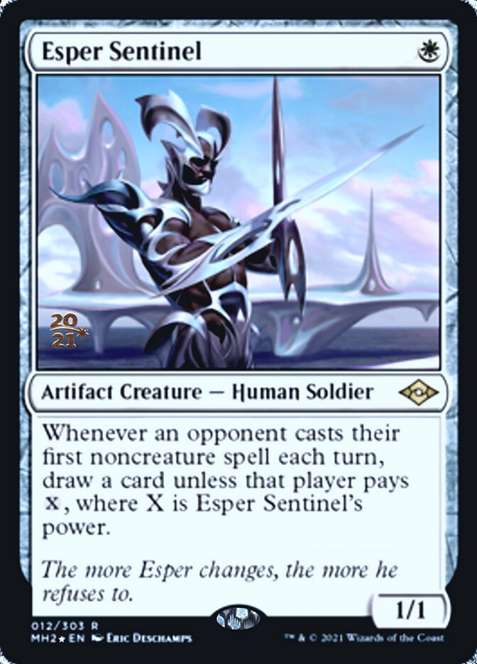 Esper Sentinel - Foil - Prerelease Promo
