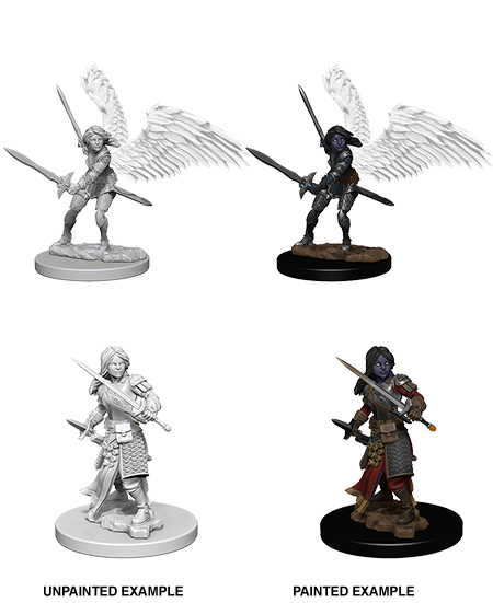 D&D Unpainted Minis - Aasimar Paladin (Female)