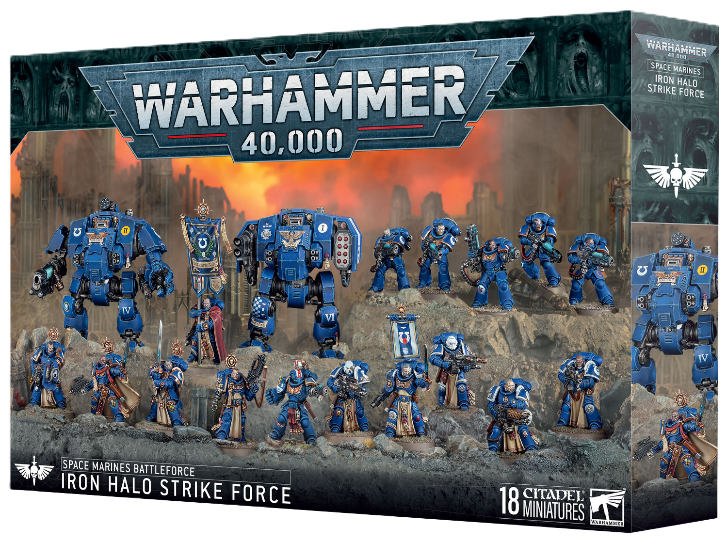 Warhammer 40,000: Space Marines Battleforce - Iron Halo Strike Force
