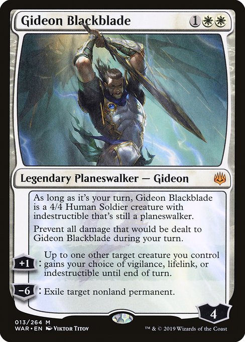 Gideon Blackblade (Japanese Alternate Art) - Foil