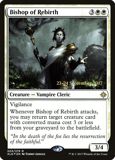 Bishop of Rebirth - Foil - Prerelease Promo