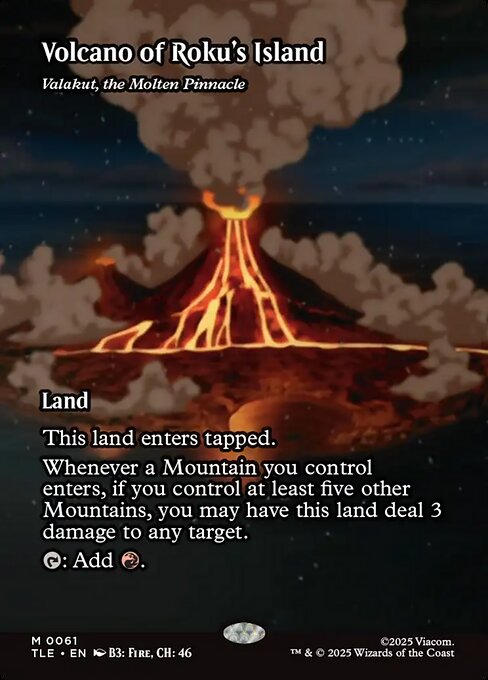 Valakut, the Molten Pinnacle (Volcano of Roku's Island) - Foil