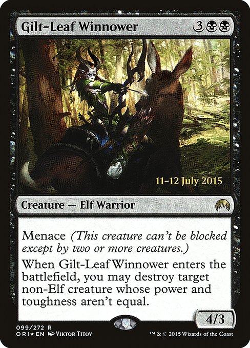 Gilt-Leaf Winnower - Foil - Prerelease Promo