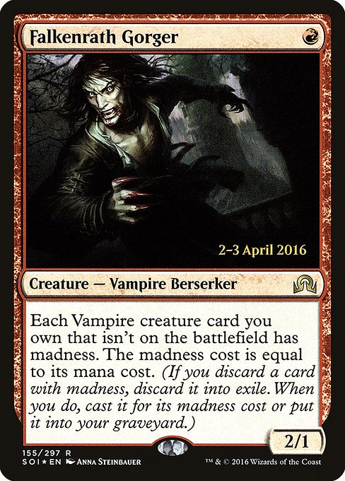 Falkenrath Gorger - Foil - Prerelease Promo