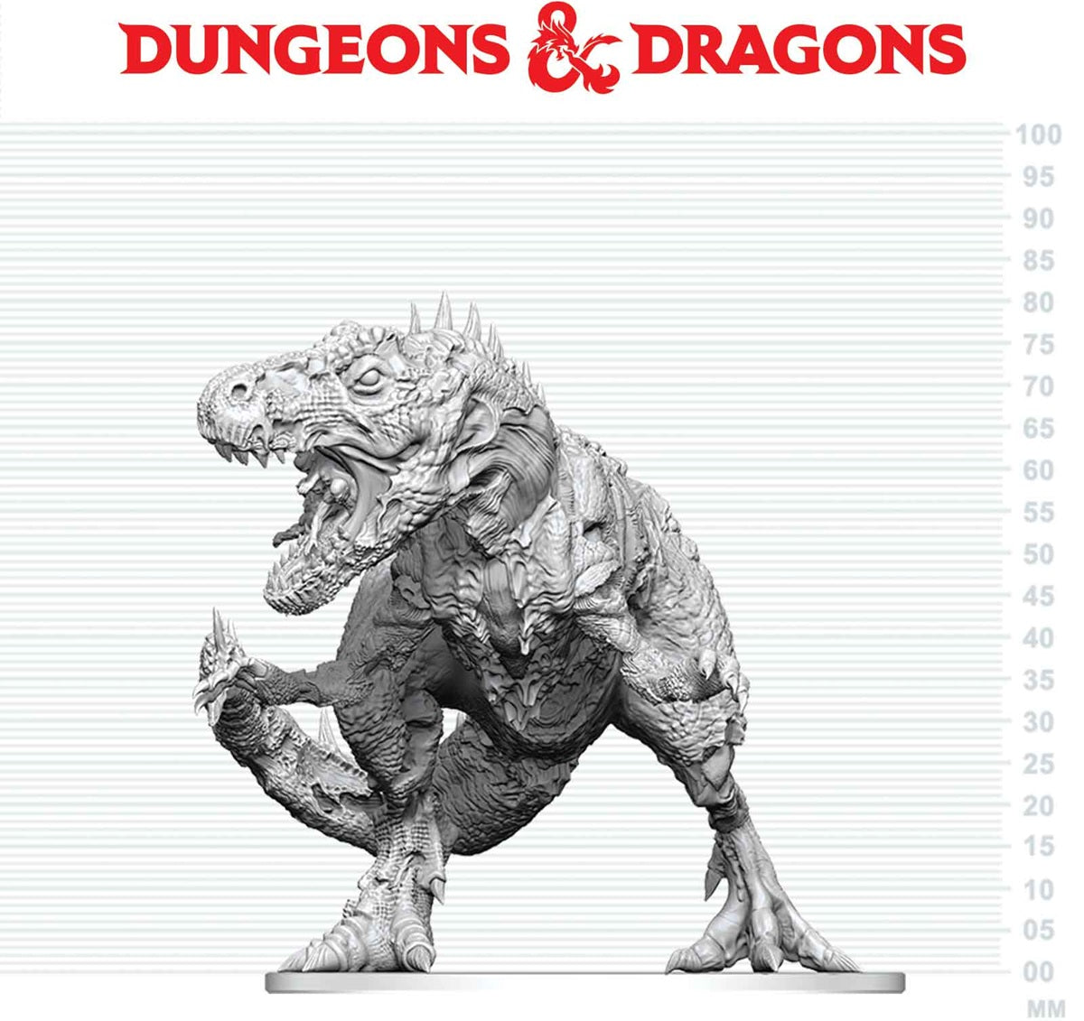 D&D Unpainted Minis - Tyrannosaurus Zombie