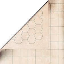 Battlemat Megamat 1'' Hex & Square Reversible 23.5'' x 26'' (CHX 96246)