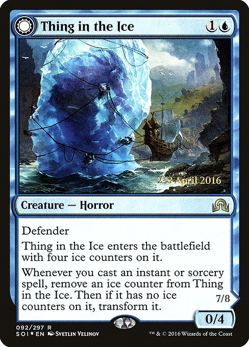 Thing in the Ice - Foil - Prerelease Promo