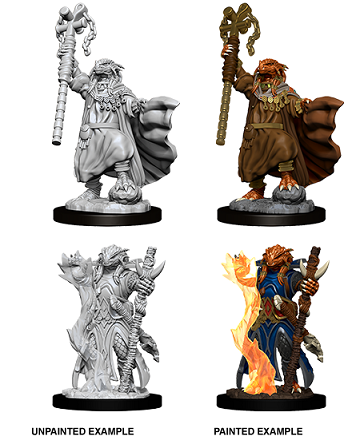 D&D Unpainted Minis - Dragonborn Sorcerer (Female)