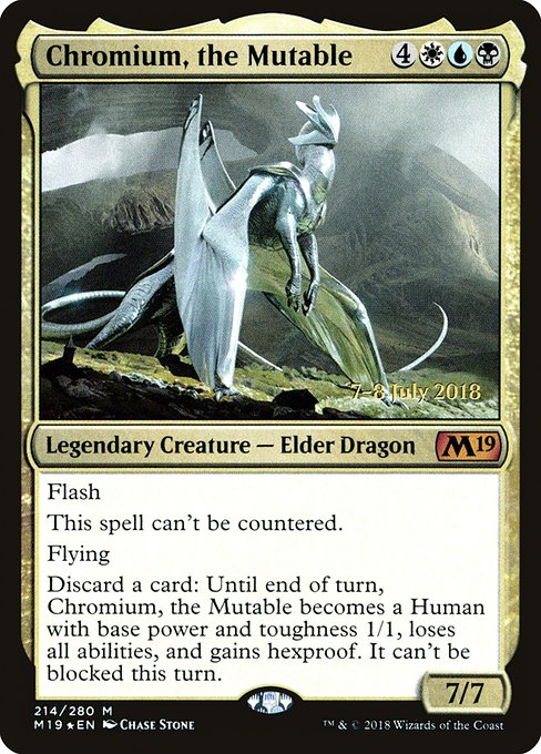 Chromium, the Mutable - Foil - Prerelease Promo
