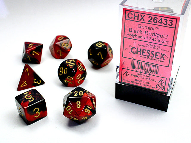 CHX 26433 Gemini Black-Red w/Gold