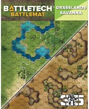 Battletech: Battlemat - Savanna/Grasslands