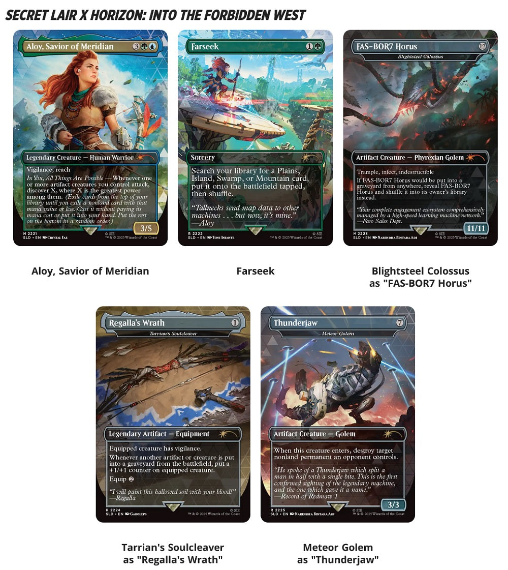 MTG - Secret Lair - Playstation - Horizon: Zero Dawn (Non-Foil)