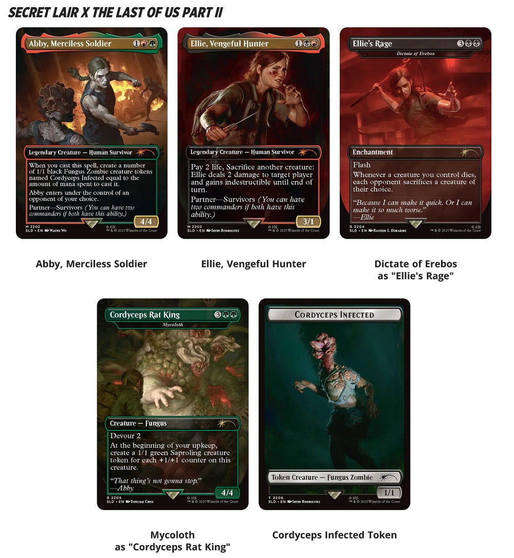 MTG - Secret Lair - Playstation - The Last of Us Part 2 (Non-Foil)