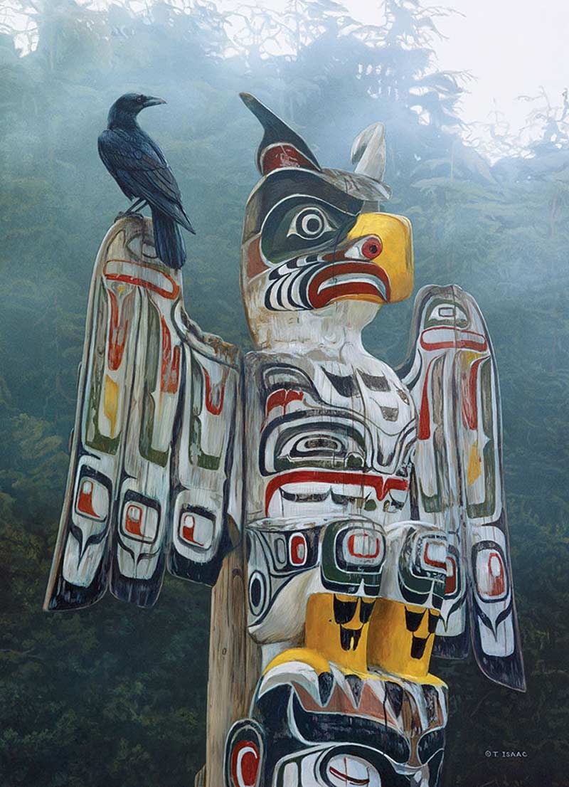 1000 - Totem Pole in the Mist