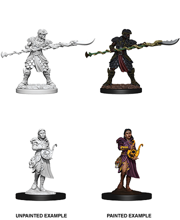 D&D Unpainted Minis - Yuan-Ti Pureblood Adventurers (Male and Female)