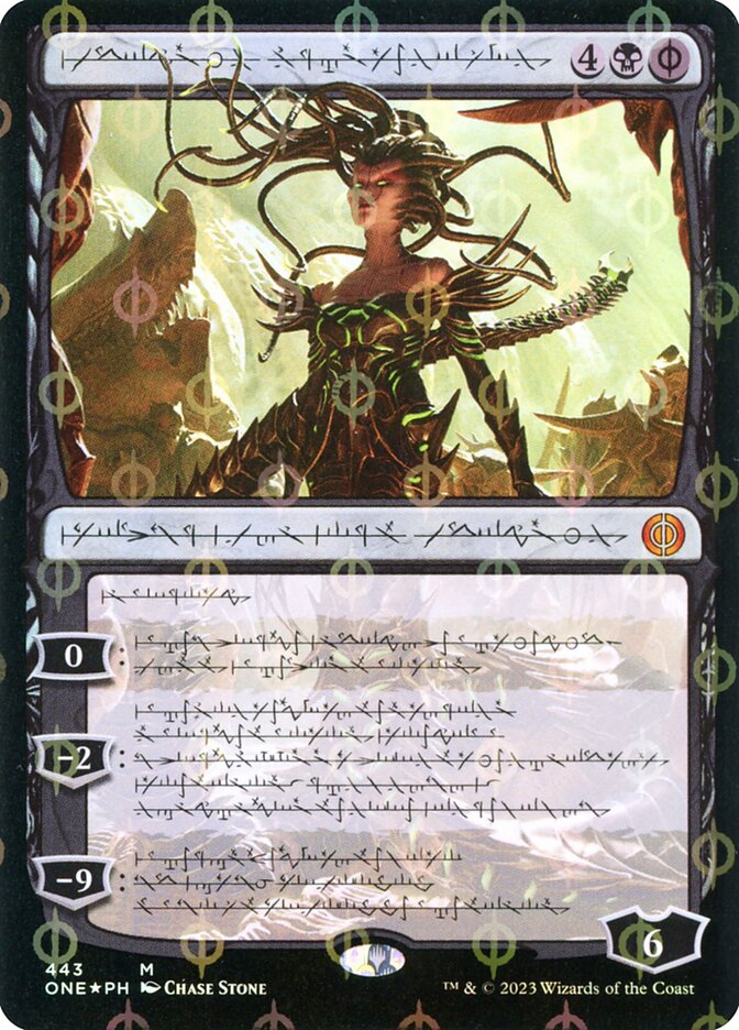 Vraska, Betrayal's Sting (Phyrexian) - Step-And-Compleat Foil