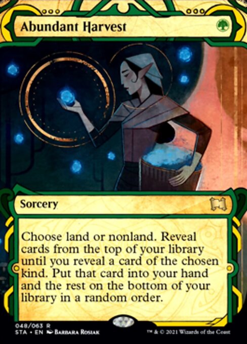 Abundant Harvest - Foil-Etched