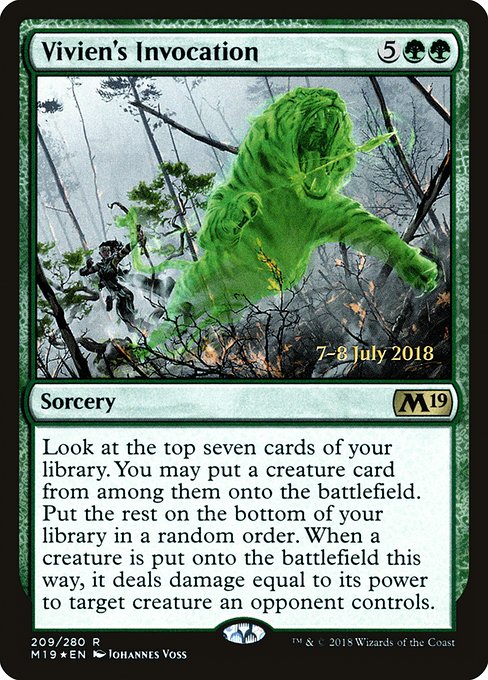 Vivien's Invocation - Foil - Prerelease Promo