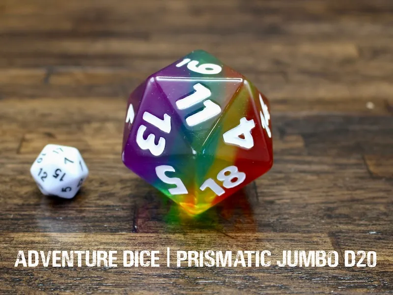 Jumbo D20 - Prismatic