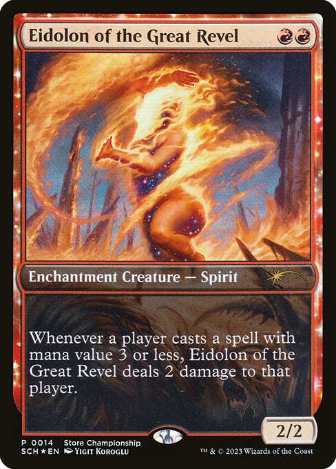 Eidolon of the Great Revel - Foil - Store Championship Promo
