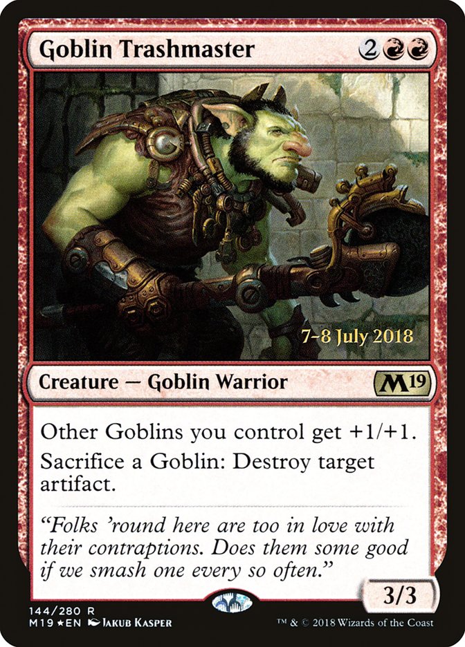 Goblin Trashmaster - Foil - Prerelease Promo